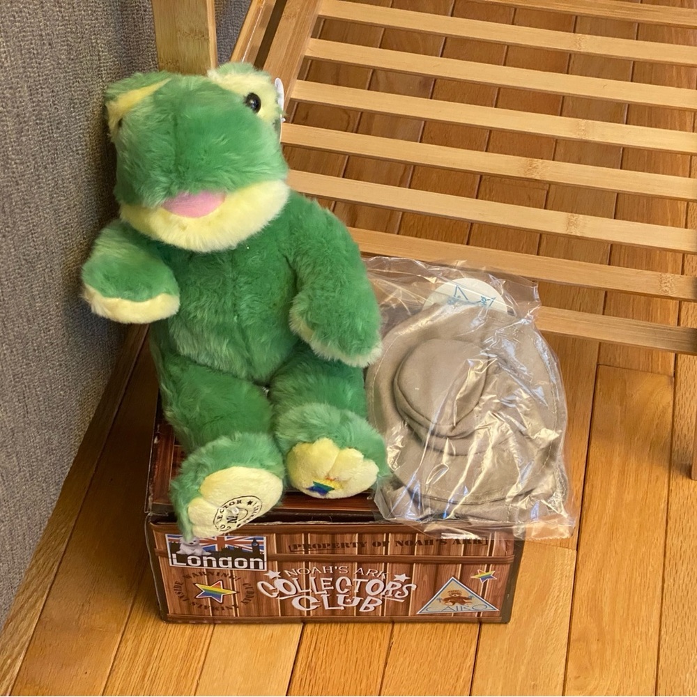 NWT Fisher Frog Stuffed Animal